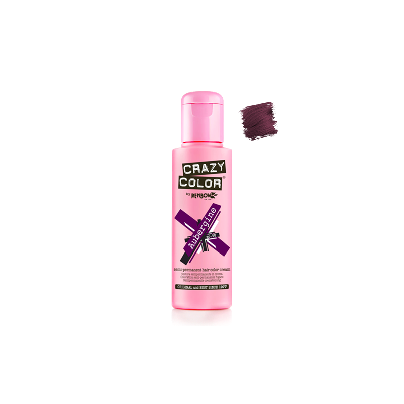 CRAZY COLOR Nº50 AUBERGINE 100ml